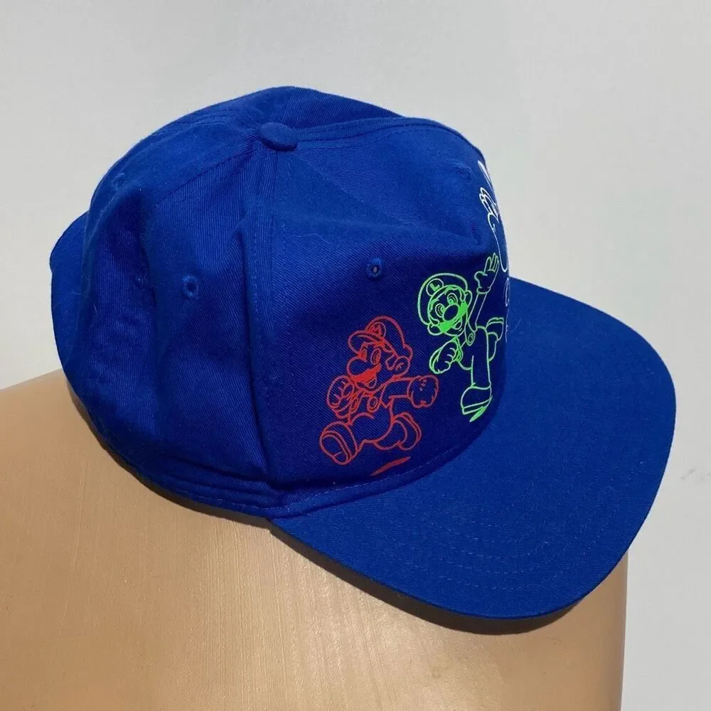 Nintendo Kid's Super Mario Brothers Reflective‎ Ink Character Youth Hat One Size